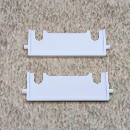ULEIVA Twist Lock 2 Pieces White Replacement Part Compatible with Geberit 240514001 Suitable for Twinline Actuator Plate