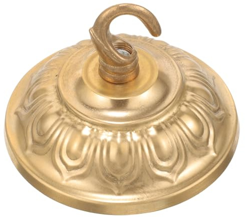 SHINEOFI Metal Chandelier Hook Plate Ceiling Light Canopy Holder for Pendant Lamp Farmhouse Ceiling Light Accessory