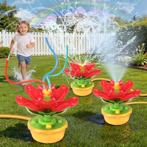 Kssvzz Juegos de Agua para Niños Exterior 3 4 5 6 Años, Aspersor Niños