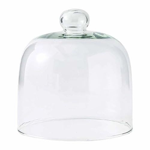 Cupola in Vetro per Torte, Coperchio Protettivo Antipolvere, Campana per Dolci, Ideale per Coprire Frutta, Dessert, Pasticcini e Snack, Per Cucine Domestiche, Feste, Panetterie, 17 Cm X 16 Cm