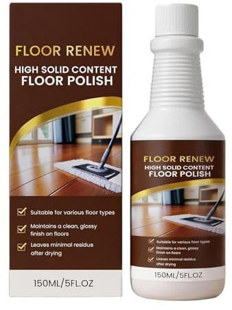 Restaurador de parquet macizo - 150 ml de detergente | Renovador de brillo para suelos con protección permanente para eliminar arañazos, reparación de superficies interiores en el salón, dormitorio