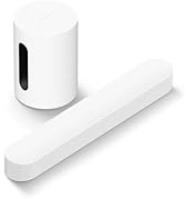Sonos Kit intrattenimento Beam Sub Mini (Bianco)