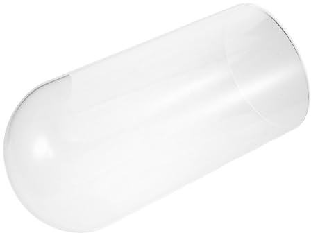 VALICLUD Glasglocke 25 x 15 cm Glasdom – atmungsaktive Abdeckung für Jubiläumsuhren und kleine Pflanzen, Einfach zu entfernen, Für Hobby Uhrensammler und Innendekoration