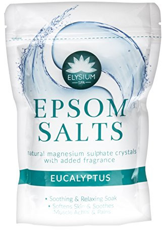 Elysium Spa -Eucalyptus - Sore Muscle & Back Soak/Epsom Salts/Spa Bath Minerals/BP Food Grade Magnesium Sulfate-FMCG