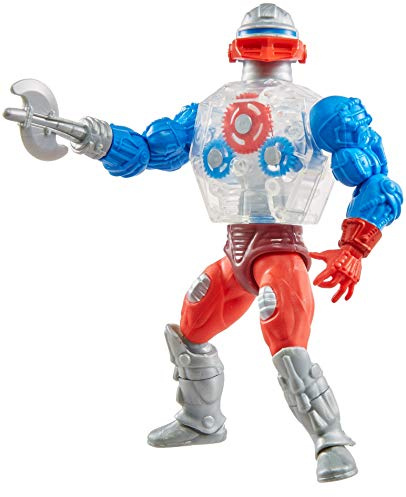 Masters of the Universe GRX00 - Origins Roboto Actionfigur, ca. 14 cm große Actionfigur, Figuren zum Spielen und Sammeln, Geschenk für 6- bis 10-Jährige und erwachsene Sammler