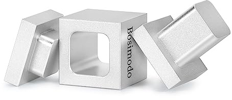 Bosimodo Vorpressform aus massivem 6061 Aluminium, Blumenpressform, silberweiß, 1 x 1 Stück