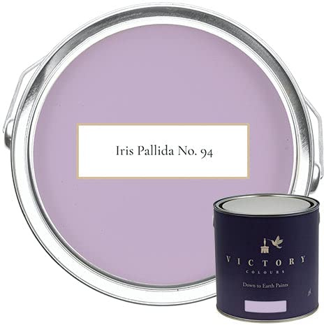 Victory Colours Iris Pallida | Lilac Paint - 2.5 Litres - Exterior Wood/Metal (Eggshell)