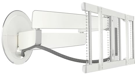 Vogel's TVM 7655 Signature - Supporto da parete per TV da 40 a 77 pollici, orientabile fino a 120°, max 35 kg, VESA 200 x 100 fino a 600 x 400