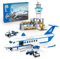 QLT QIAOLETONG City Airplane Station klemmbausteine Architecture Baustein, deko Geschenk für Erwachsene und Kinder ab 6+ 581 pcs