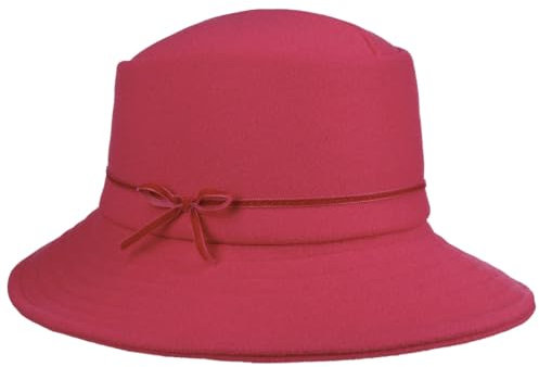 bedacht Landoma Fleecehut Damenhut Stoffhut Damen - Made in Italy Winter Herbst-Winter - One Size pink