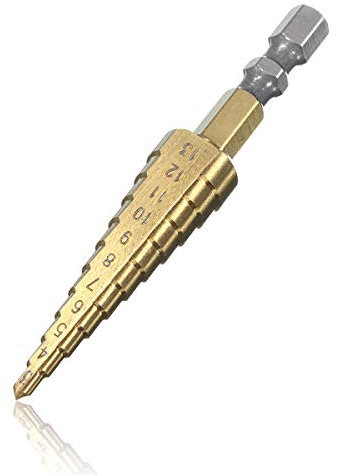 3-13 mm 1/4 Zoll Sechskantschaft Stufenbohrer HSS-beschichteter Stufenbohrer