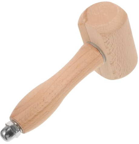 VILLCASE Leather Carving Hammer for DIY Craft Soft Mallet Tool for Leather Stamping and Carving