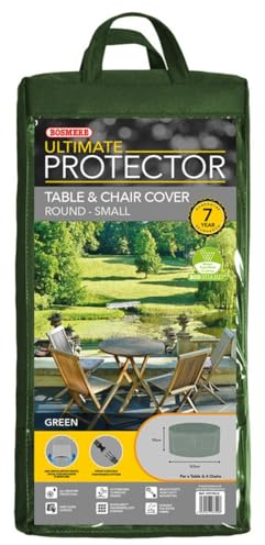Bosmere Ultimate Protector Circular Patio Set Cover 4 Seat Green U515XLG