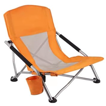 Strandstuhl Klappbar Leicht, Hochwertiger Stoff, Gute Tragfähigkeit, Großer Sitzbereich, Einfach Zu Verstauen, Liegestuhl, für Draussen, Strand