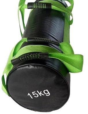 Ymnilian Sandbag,Gewichtssack 5-30kg Heavy Duty Weight Sand Power Bag Kraft Training Fitness Übung Sand Bag Body Building Gym Power Sandbag(15KG)