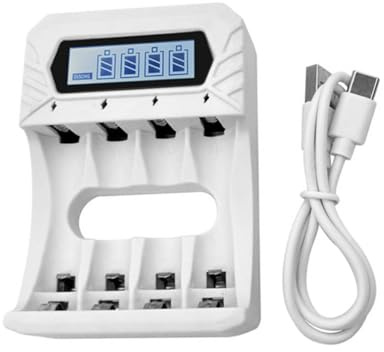 Qsvbeeqj 4 piles rechargeables AA et 3A haute capacité 1 2 V NIMH pour divers appareils avec faible auto-décharge