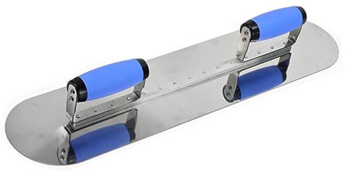 MagiDeal Cazzuola per intonaco Cazzuola a doppio manico con manico tavola Attrezzo per calcestruzzo Attrezzo per intonaco per rivestimenti per piscine, 20in Double Round