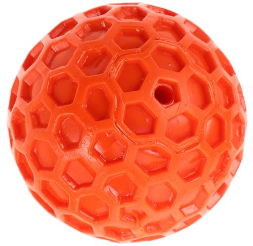 Hoement Pelota de Goma Chirriante para Perros Pequeños y Cachorros, Juguete Interactivo Resistente Que Reduce Ansiedad para Juegos al Aire Libre y Lanzar