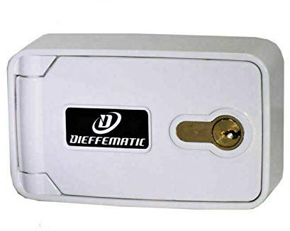 Dieffematic Serratura per Serrande Garage con Sblocco Elettro Freno e Pulsante di Controllo