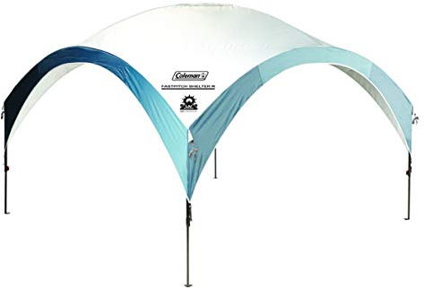 Coleman Gazebo Fast Pitch Shelter | 5 min Setup | Event Shelter for Festivals, Garden and Camping | Sturdy Steel Poles Construction | Large Event Tent | Portable Sun Shelter with SPF 50+,M