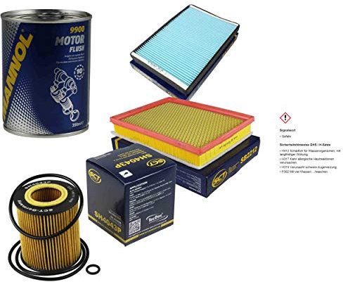 QR-Parts Set 85575039 SA 1126 SB 2212 9900 SH 4043 P Original SCT Inspektionspaket Filter + Motor Flush Motorspülung 11585956