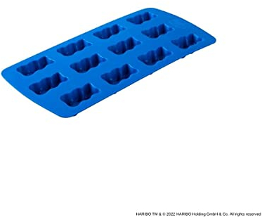 Zenker Meets Haribo - Cubitera para 12 cubitos de hielo con diseño de oso dorado