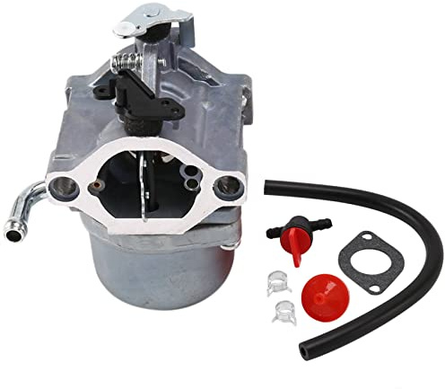Dropfree 590399 Vergaser Vergaser für 796077 RasenmäHermotor mit Dichtung Kraftstoff Leitungs Filter Ventil