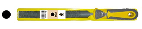 Erizo EFBRF8 Escofina redonda fina de 8 con mango bimaterial y funda de plástico