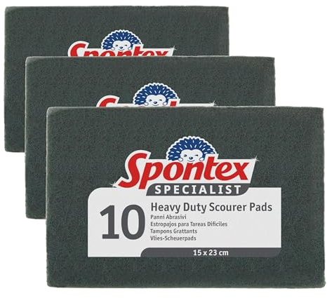 Spontex Specialist Heavy Duty Scourer Pads (Pack of 30)