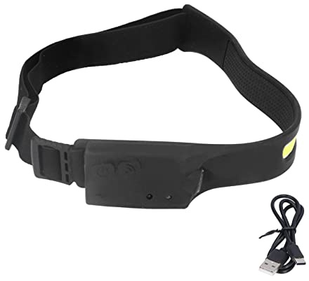 Linterna Frontal LED Recargable USB 230 ° Todas las Perspectivas Linterna Frontal LED IPX4 Lámpara de Cabeza Impermeable 5 Modos de Luz