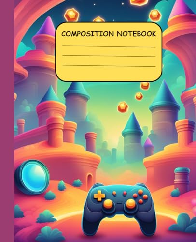 Kids Video Game Composition Notebook : Gaming Composition Notebook for Boys: 7.5 x 9.25 | 110 Pages