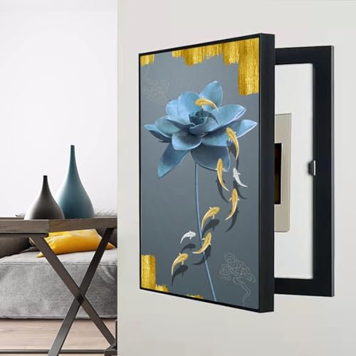 IQOAIJ Sicherungskasten Abdeckung Schrank Einfaches Design Verteilerkasten Verstecken Von Gemälden Dekorative Malerei Passend Für Ihr Zuhause,06,30X40 to The Left