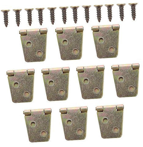 DOITOOL Mini Charnières Robustes Et Pratiques Pour Boîte À Charnières En Fer Pour Petits Projets Et Boîtes À Bijoux