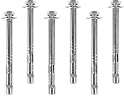 JEWEDECO 6stücke Edelstahlschraube Mit Mutter Spreizdübel Befestigungsanker Außenmutter Spreizhülse Ankerbolzen Für Und