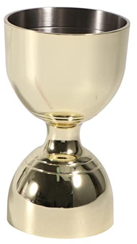 Gatuida Misurino Per Bar Cocktail Misurazione Vino Tazza Misurino in Acciaio Inossidabile Da Golden