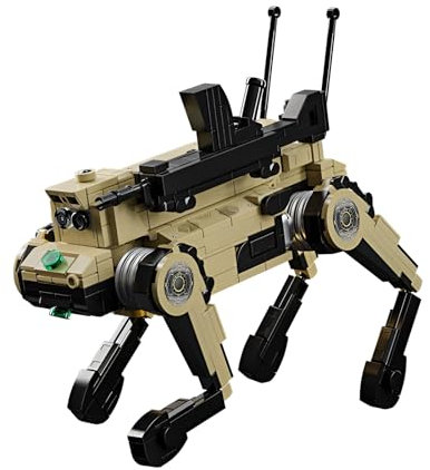 DzirePada Mechanical Wolf Building Blocks Set, 826Teile Military Theme Animal Bricks Kit, Technick Mech Robot Wolf Model Toys, Ideas Gifts for Boys Kids Adults