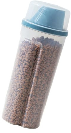 Boîte De Conservation Hermétique Pour Aliments Pour Chiens Et Chats | Boîte De Conservation Hermétique Pour Aliments Secs Et Croquettes Pour Chiens Et Chats, 1500 Ml Avec Balance | Boîte De Conservati