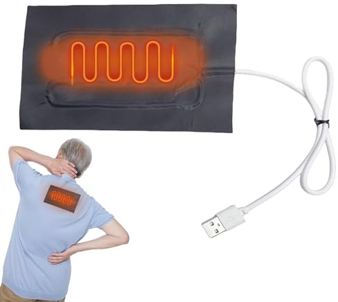 Electric Heating Pillow - USB 5V Residential Pillow, Soft Heating Mat | Cushion for Lumbar Spine, Abdomen, Neck, Protection Against the Back