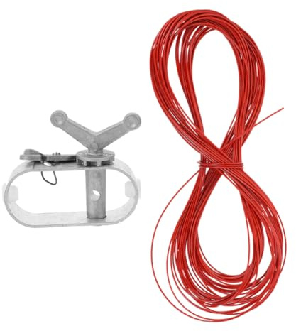 Abaodam Kit De Cabrestante para Piscina Cable Cabrestante De Aluminio Tensor De Cable De Trinquete para De Piscina Herramienta Fija para