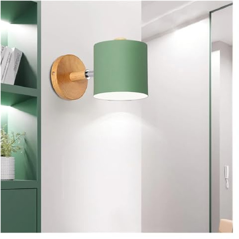 Lampada da Parete a LED con Testa Singola, Luce da Comodino, Camera da Letto, Soggiorno, Studio, Ufficio, Lampada illuminante T-155