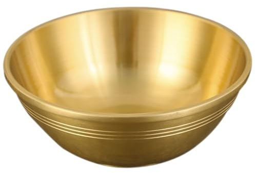 Cabilock Bol Offrande Métal Décoratif Style Vintage Pour Salle Bouddhiste Ou Temple Bol Sacré Exquis Et Résistant à Usure