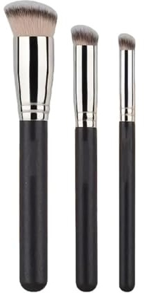 SROUPSUTKK Professional Concealer Brush 3-Piece Multi-Size Corrective Makeup Tools For Precision Coverage, Blemish Concealing Makeup Tools(A3)