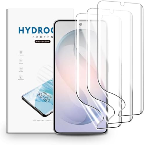 nvskvd Film Hydrogel pour Samsung Galaxy S26, 3 Pièces TPU Film Protection Écran HD Clair Doux Transparent Film de Protection d'écran