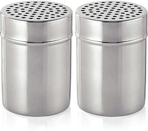 mikken - 2 grandi spargispezie in acciaio inox 300 ml