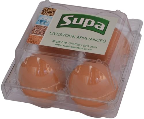 Supa bruna ägg för fjäderfä, paket med 4. Uppmuntra hönor att börja lägga
