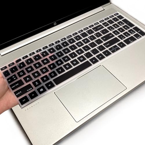 Copertura per tastiera per HP ProBook 450 G8 G9 G10/HP ProBook 455 G8 G9 G10/HP ProBook 650 G8/HP Zbook Power G8 G9, nuovo HP ProBook 15,6 pollici tastiera skin (non compatibile con HP ProBook 450/455