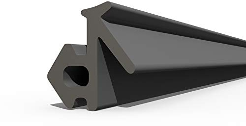 Seiletech.de Fensterdichtung – S-834X – 50 m – VEKA PVC Fenster Gummidichtug – Schwarz – Zugluftstopper Profildichtung – Gummidichtug Dichtband Kunststofffensterdichtungen