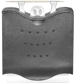 Caja para Palillos de Dientes de 6,5 cm, Dispensador Con Expulsor Automático (Negro)