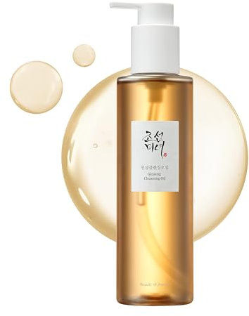 Beauty of Joseon Ginseng Cleansing Oil Waterproof Makeup Remover For Sensitive, Acne Prone Facial Skin. Korean Skin Care For Men And Women, 210ml, 7.1 Fl.Oz