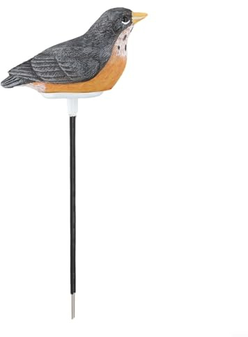 Bodenfeuchtigkeitsmesser, Vogel-Form-Feuchtigkeitsmesser mit Bewässerungsalarm, für Wasser-Erinnerung, Warnung (schwarz)